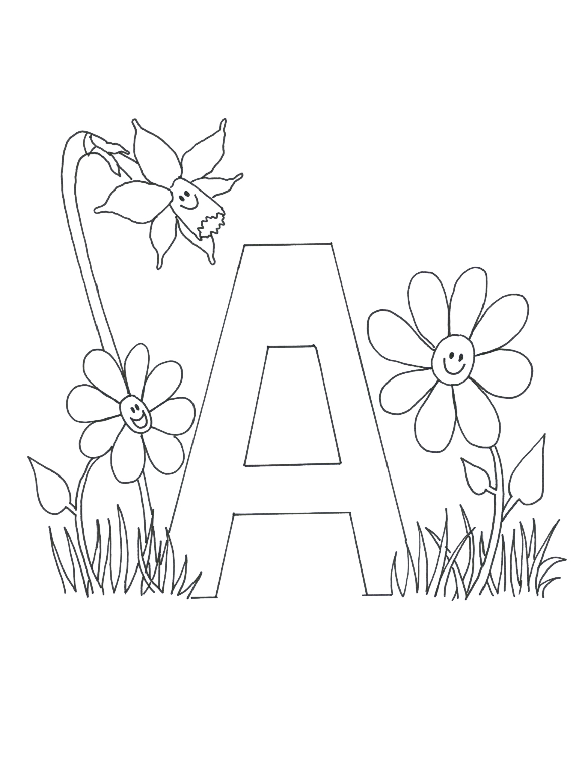 Malvorlagen Buchstaben